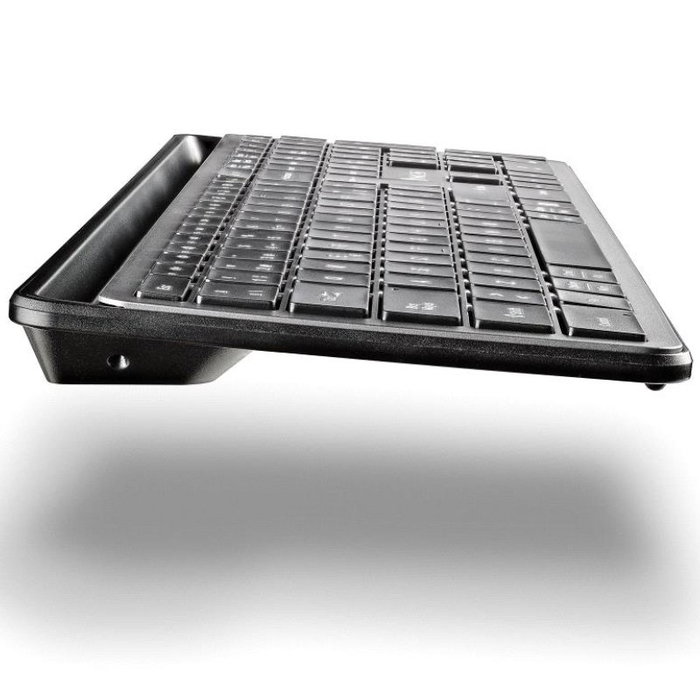 NGS Eclipse KIT Teclado y Ratón Inalámbrico Silencioso y Recargable Negro